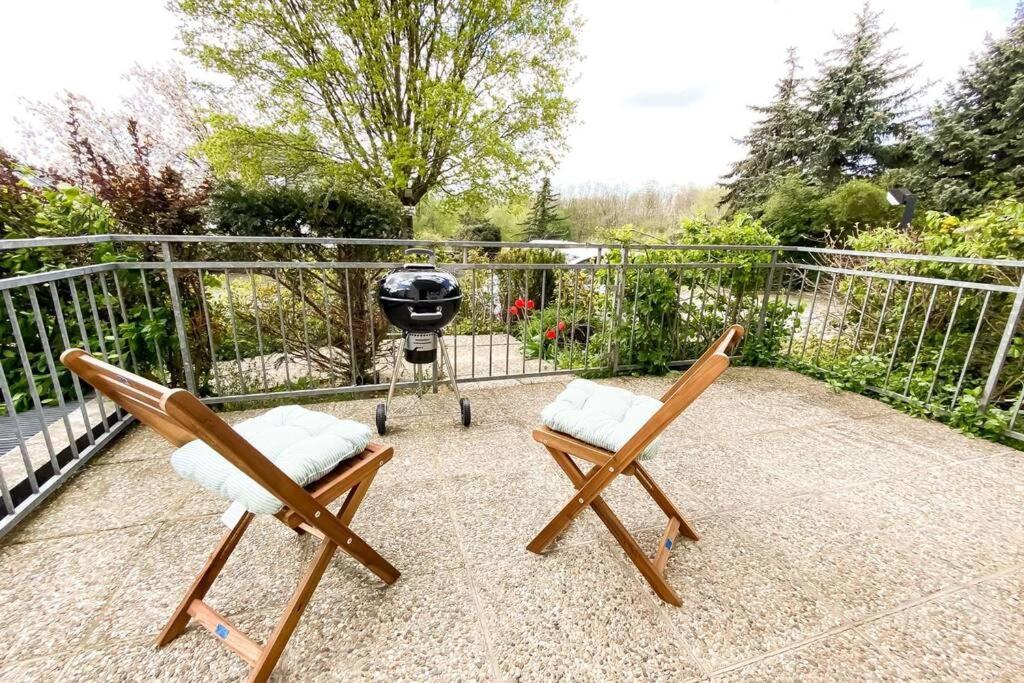 Apartment Am Auensee Mit Grosser Terrasse & Privat-Parkplatz ライプツィヒ エクステリア 写真